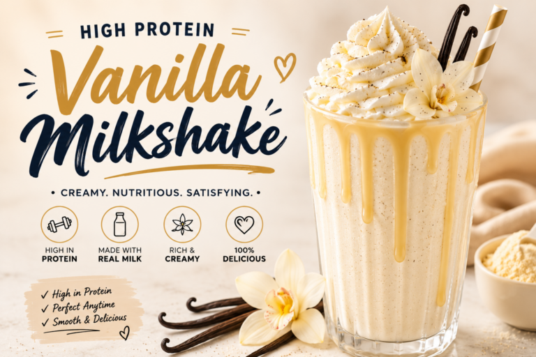 Classic Vanilla Milkshake Recipe
