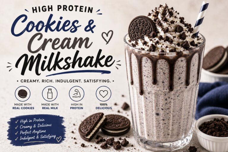 Cookies and Cream Milkshake Recipe