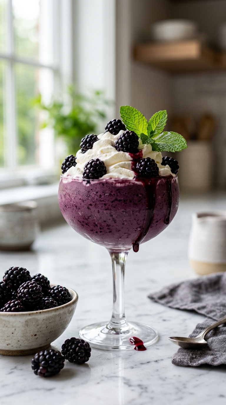 Blackberry Milkshake - detail view