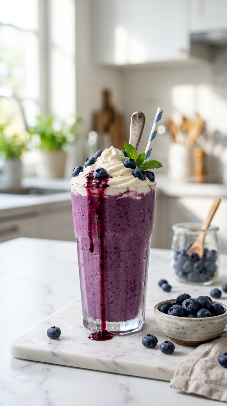 Blueberry Milkshake - detail view