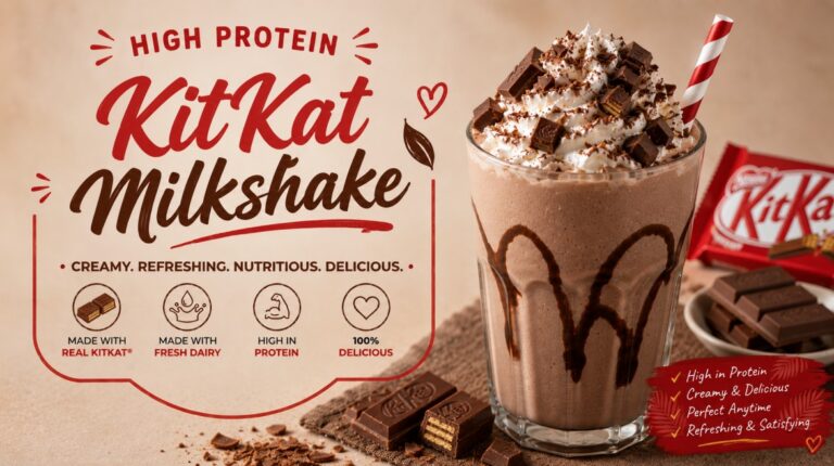 Chocolate Wafer Crunch Milkshake in 5 Minutes