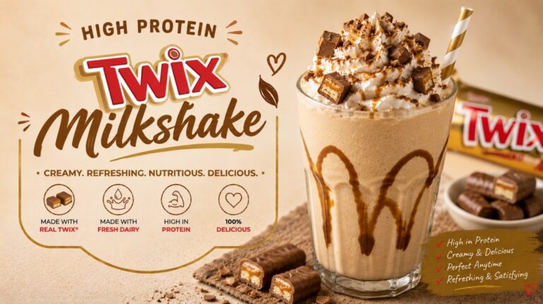 Rich Caramel Cookie Bar Milkshake in 5 Minutes