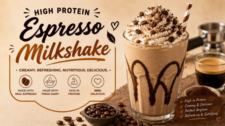Bold & Creamy Espresso Milkshake in 5 Minutes