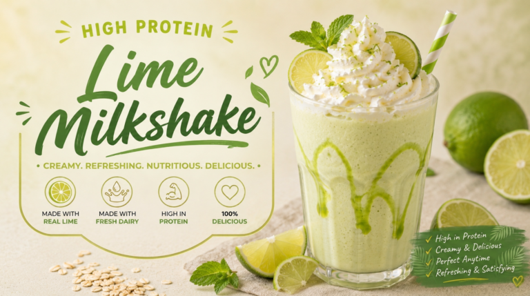 Easy Creamy Lime Milkshake in 5 Minutes