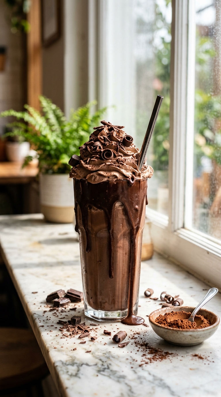 Chocolate Milkshake - detail view