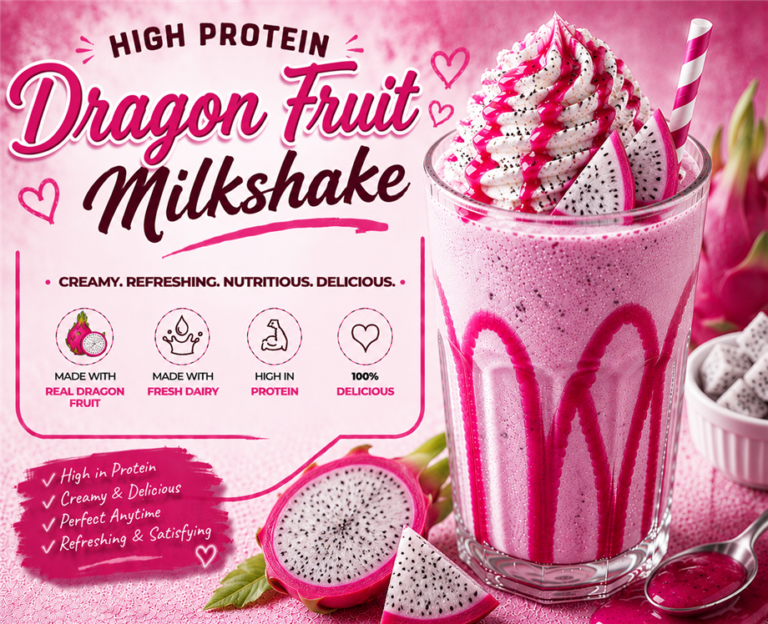 Dragon Fruit Milkshake