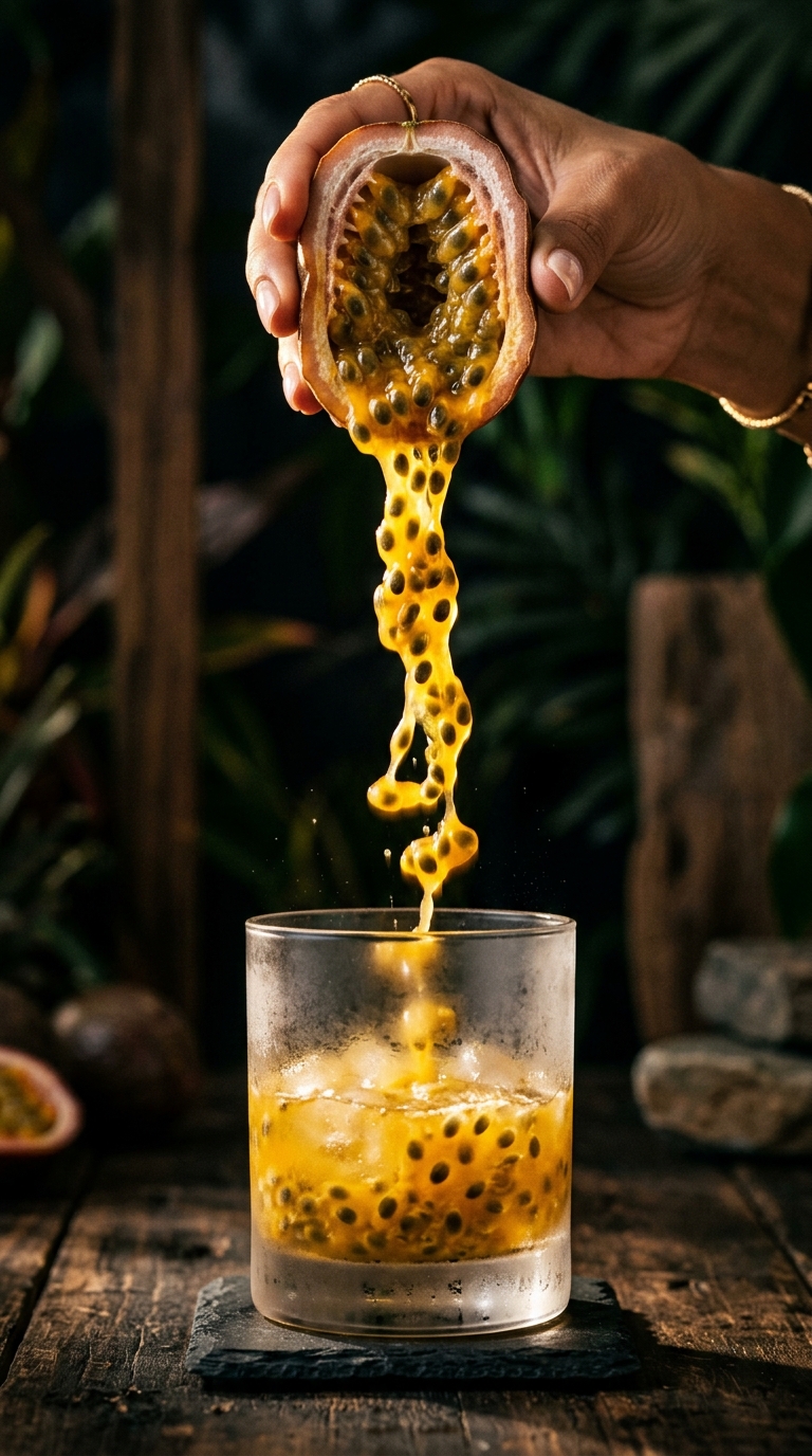 Passion Fruit Milkshake - detail view
