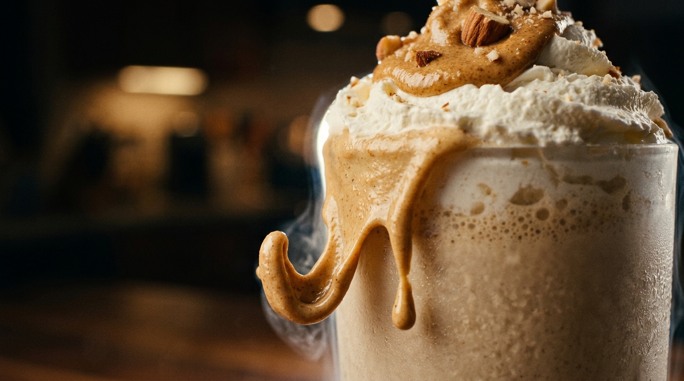 Almond Butter Milkshake - detail view