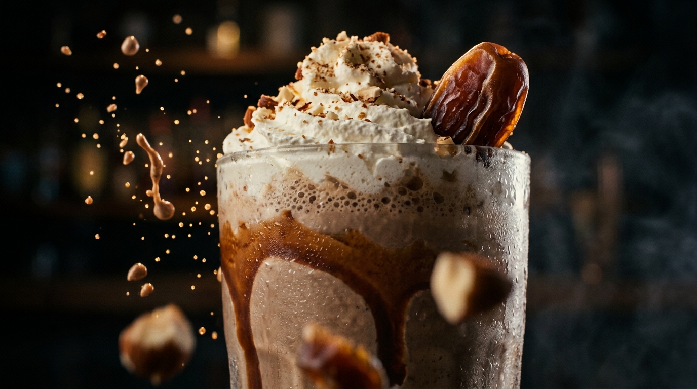 Almond Date Milkshake - detail view