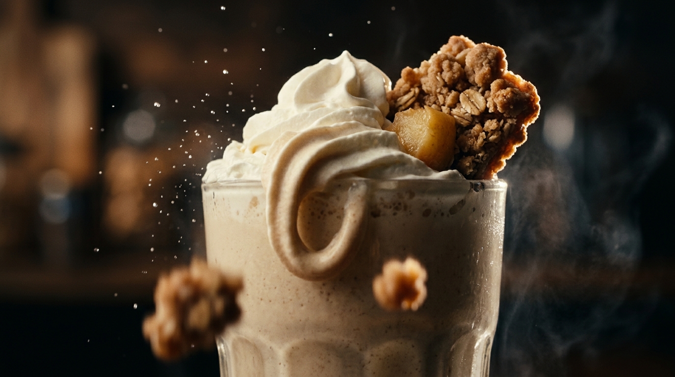 Apple Crumble Milkshake - detail view