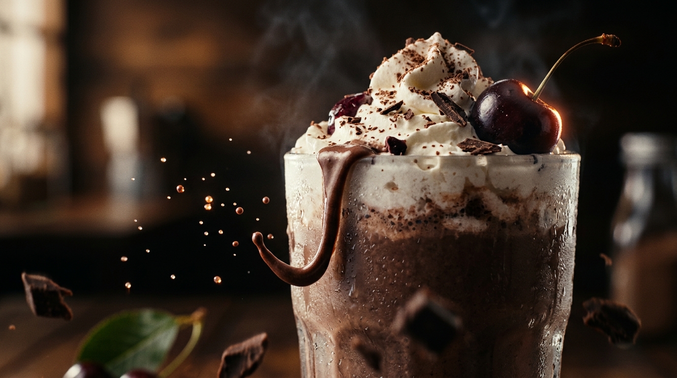 Black Forest Milkshake - detail view