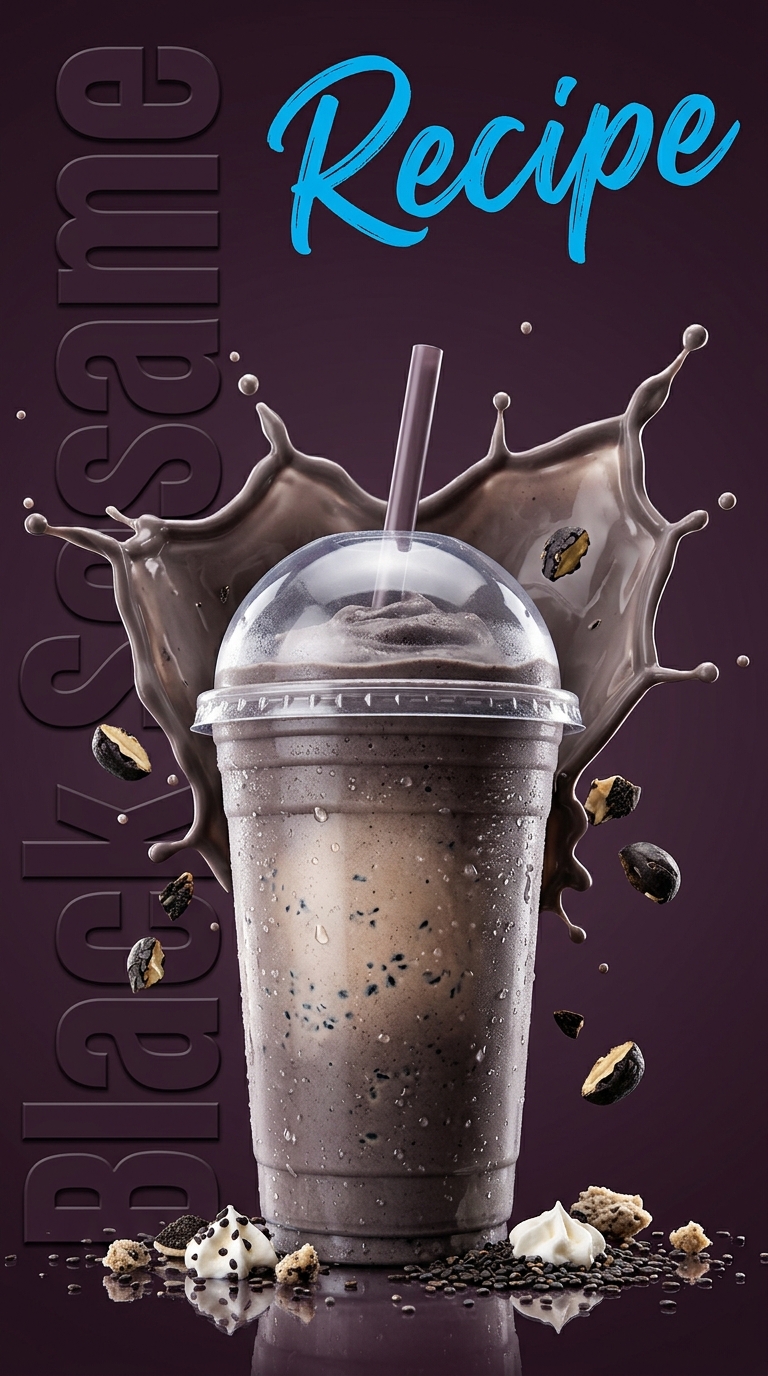 Black Sesame Milkshake