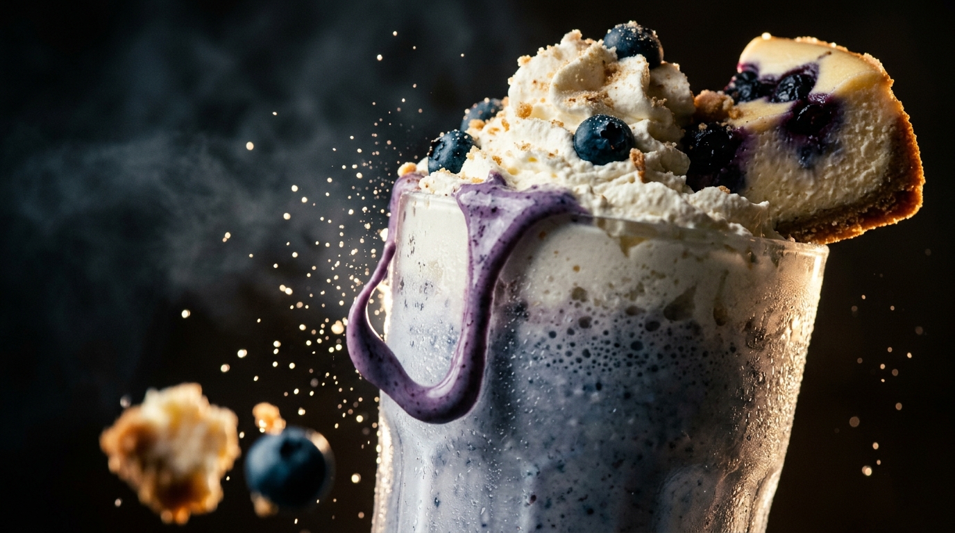 Blueberry Cheesecake Milkshake - detail view