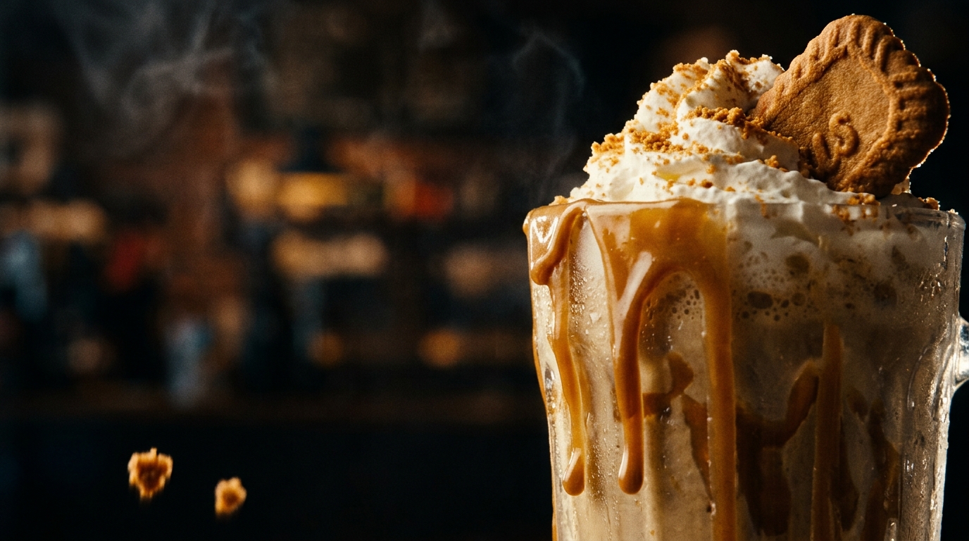 Caramelized Biscuit Milkshake - detail view