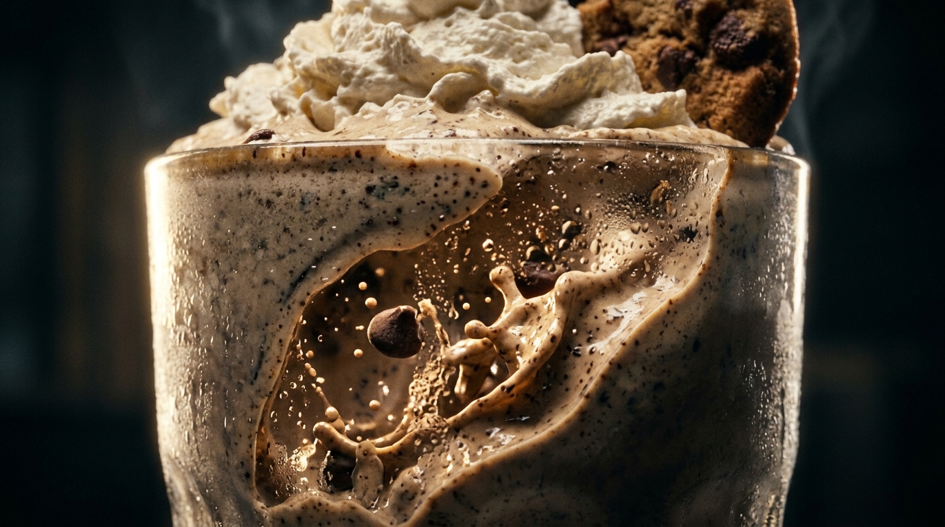 Chocolate Chip Cookie Milkshake - detail view