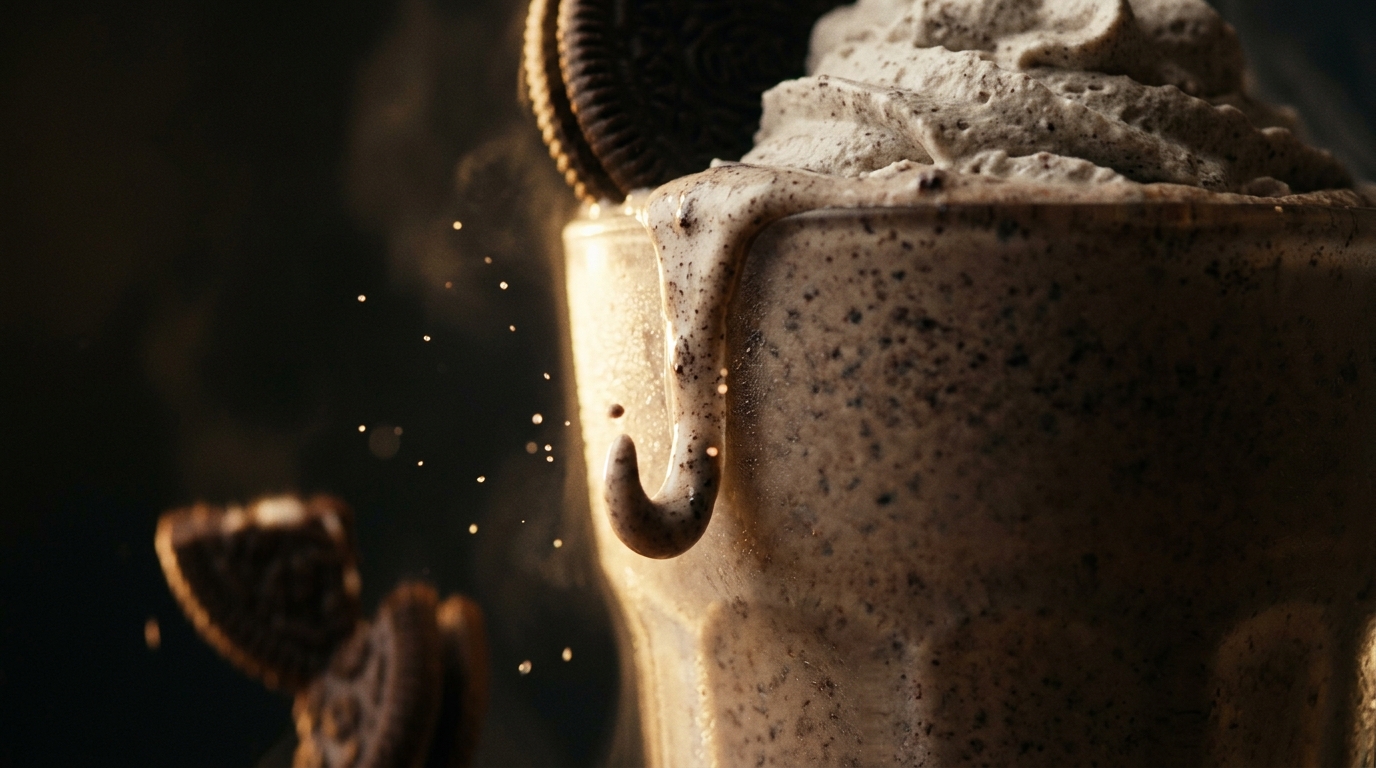 Chocolate Cookies And Cream Milkshake - detail view