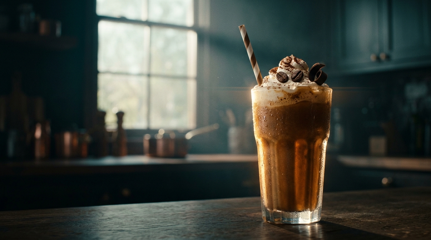 Cold Brew Milkshake - styled presentation