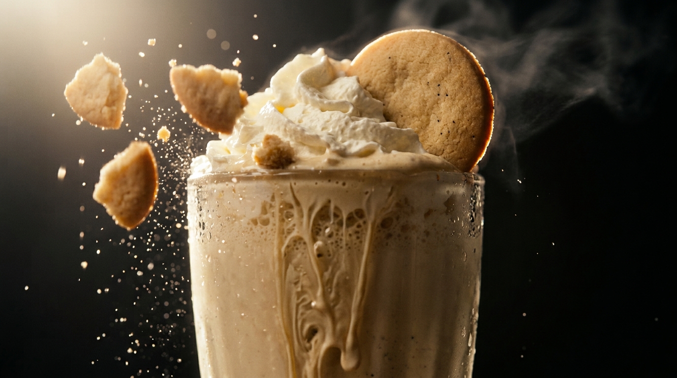 Golden Vanilla Cookie Milkshake - detail view