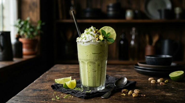 Avocado Lime Vegan Milkshake