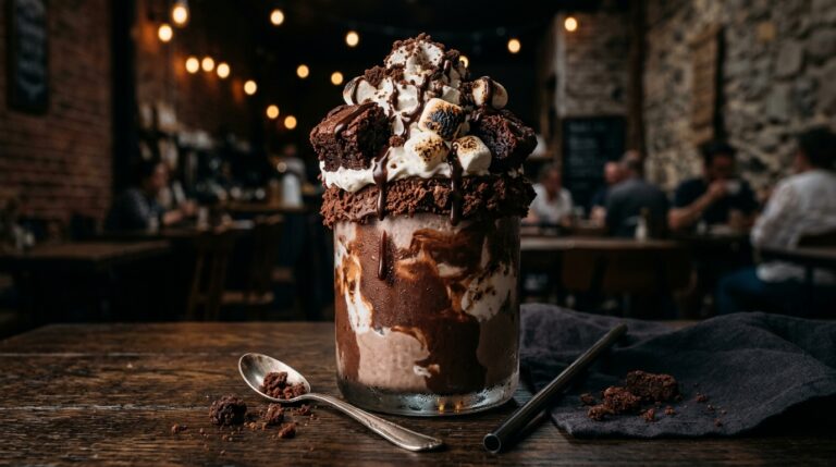Brownie Marshmallow Swirl Milkshake