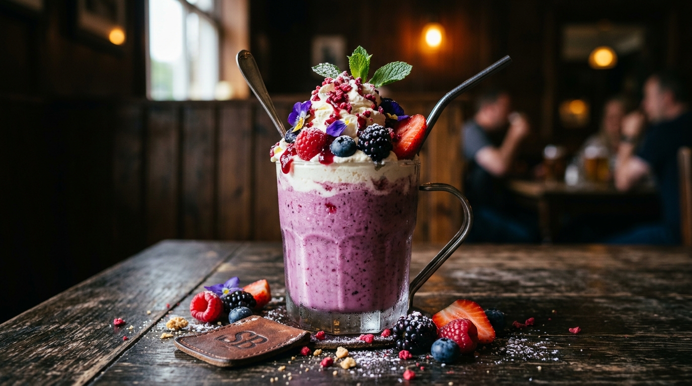 Spring Berry Blast Milkshake - main hero image