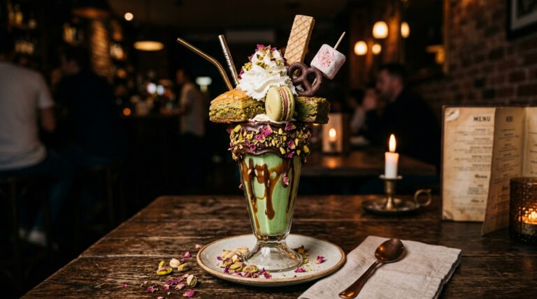 Loaded Pistachio Rosewater Freakshake
