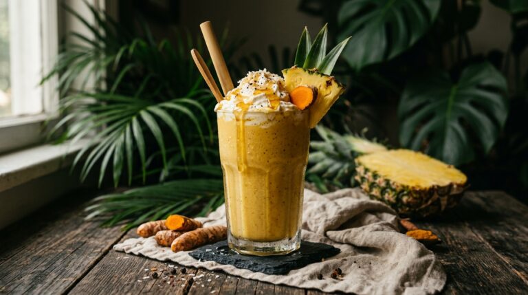 Tropical Pineapple Turmeric Milkshake