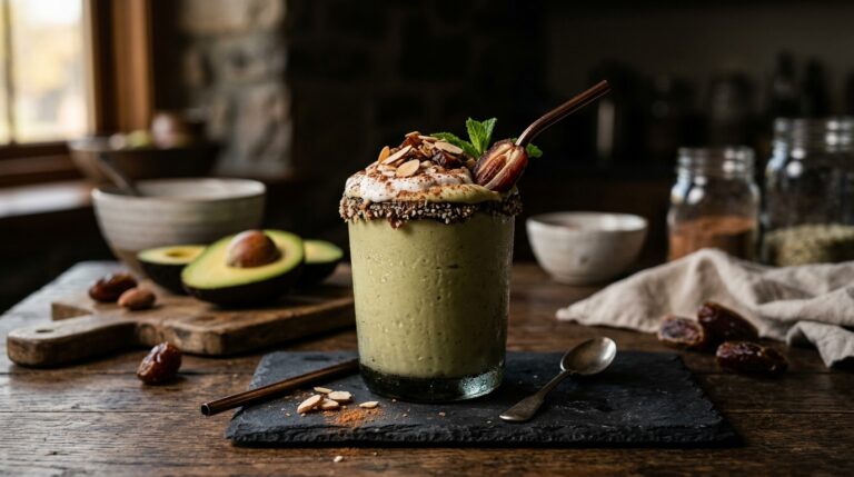 Avocado Date Milkshake