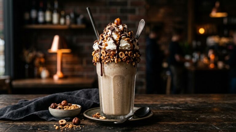 Hazelnut Praline Milkshake