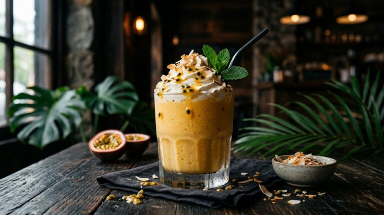 Passion Fruit Coconut Milkshake