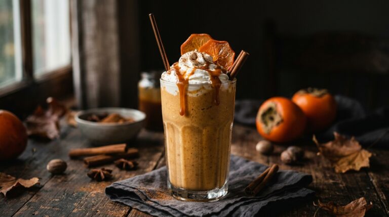 Persimmon Spice Milkshake