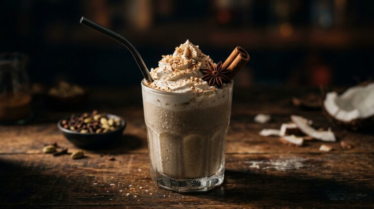 Smooth Coconut Chai Milkshake