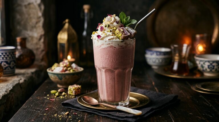 Turkish Delight Rosewater Milkshake