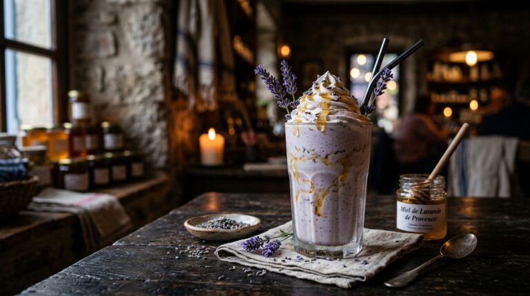French Lavender Honey Milkshake