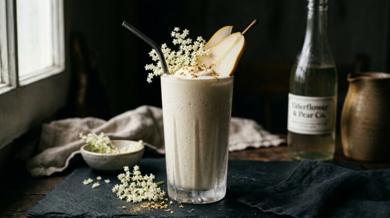 Elderflower Pear Milkshake