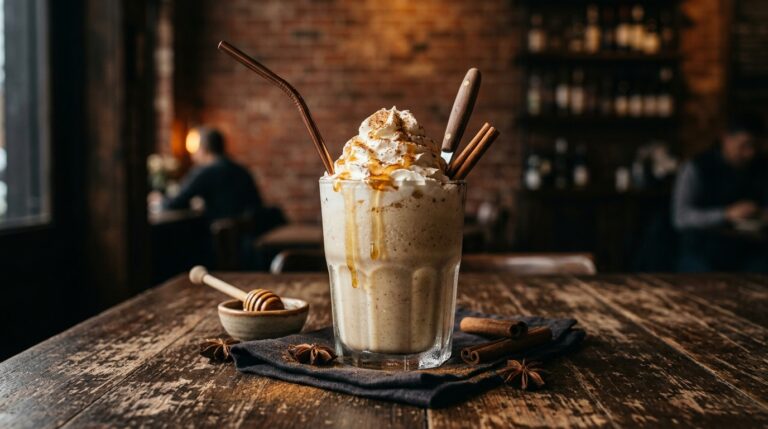 Creamy Cinnamon Honey Milkshake