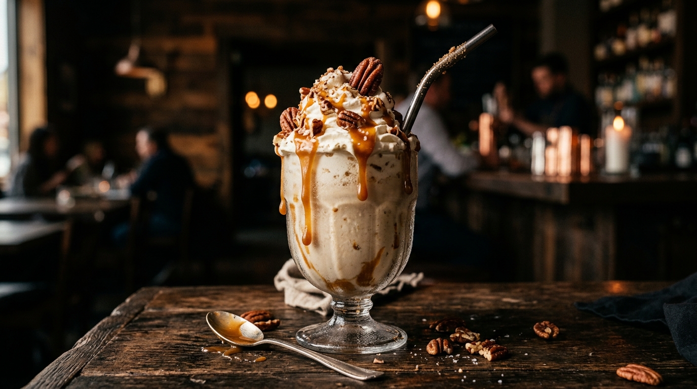 Decadent Maple Pecan Milkshake - main hero image