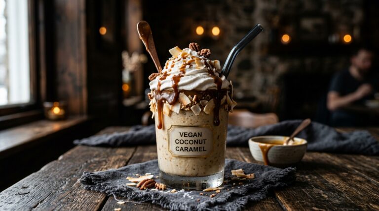 Vegan Coconut Caramel Milkshake