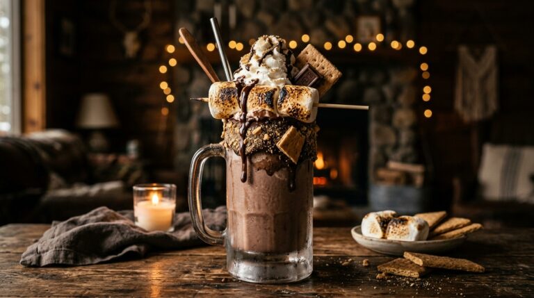 S’mores Marshmallow Milkshake