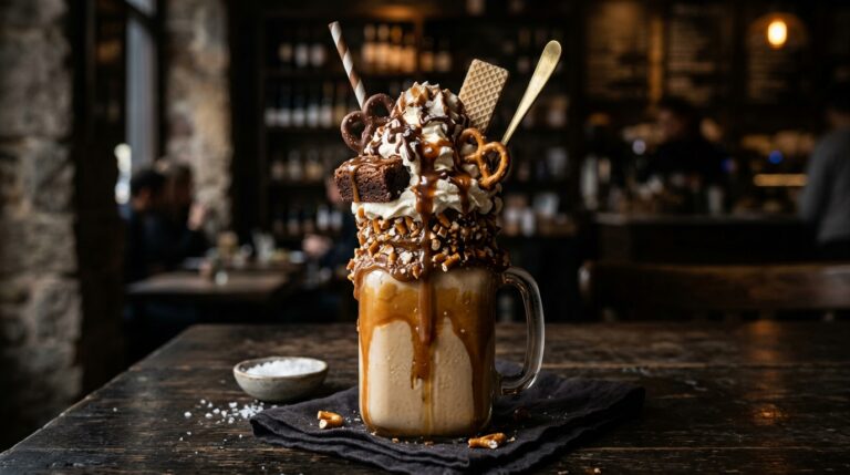Salted Caramel Pretzel Freakshake
