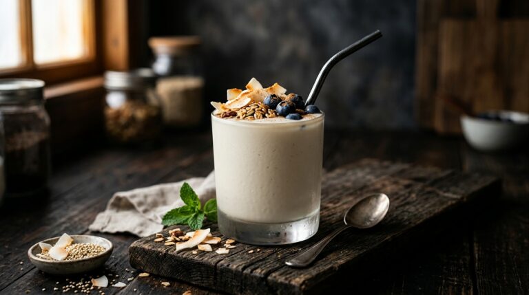 Coconut and Quinoa Breakfast Milkshake