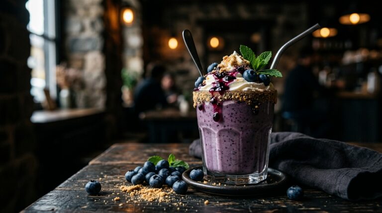 Blueberry Cheesecake Protein Shake