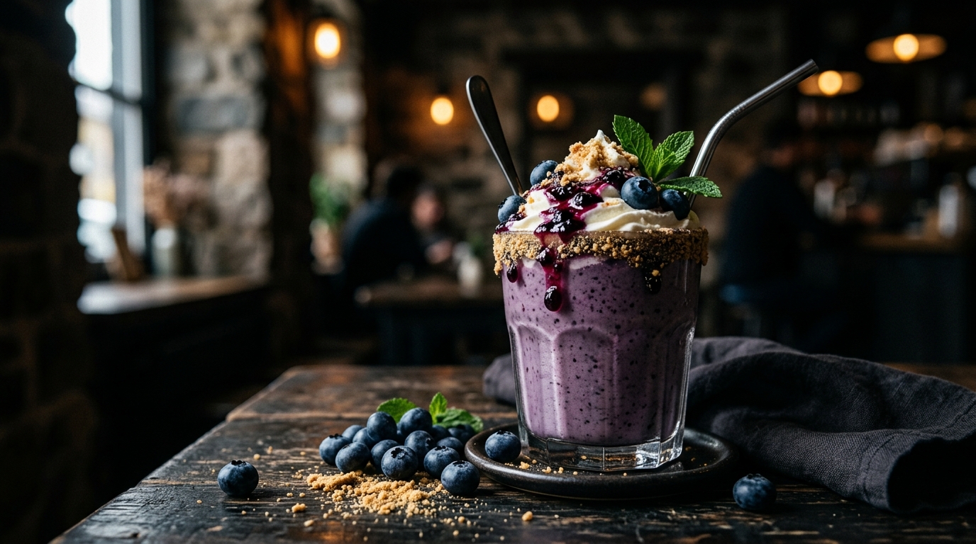 Blueberry Cheesecake Protein Shake - main hero image