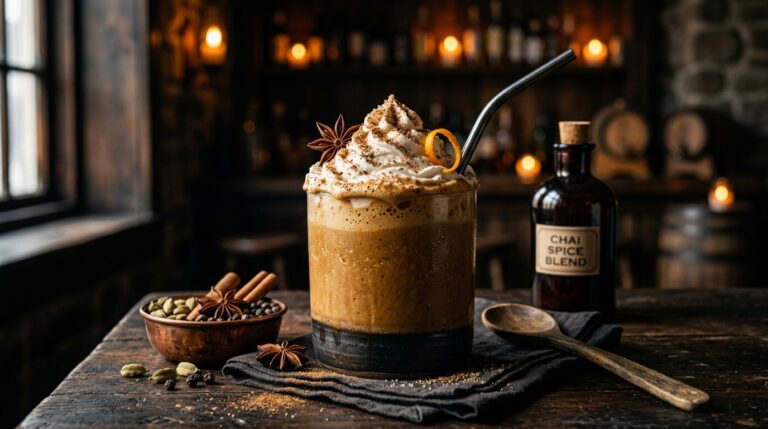 Chai Spiced Almond Milkshake