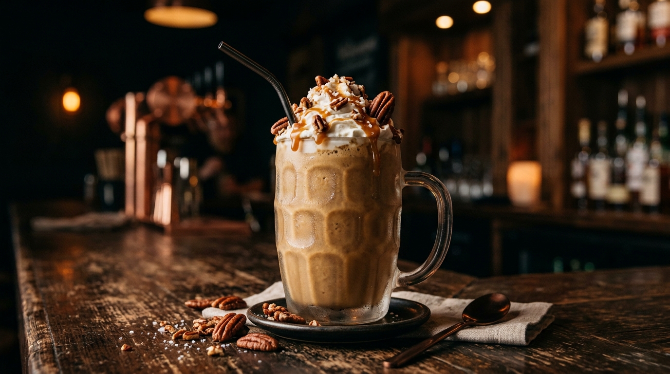 Rich Brown Butter Pecan Milkshake - main hero image