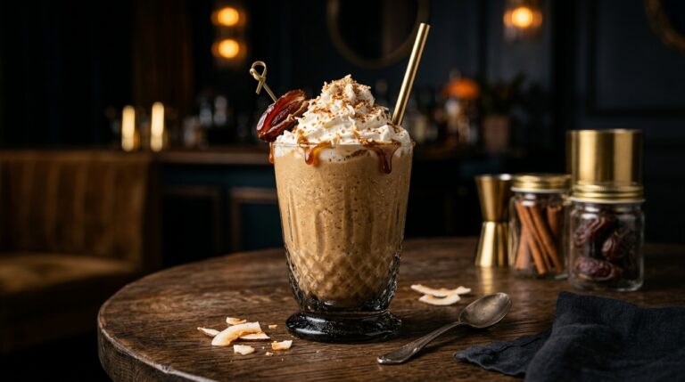 Luxurious Coconut Date Milkshake