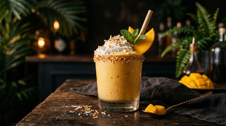 Exotic Mango Coconut Milkshake