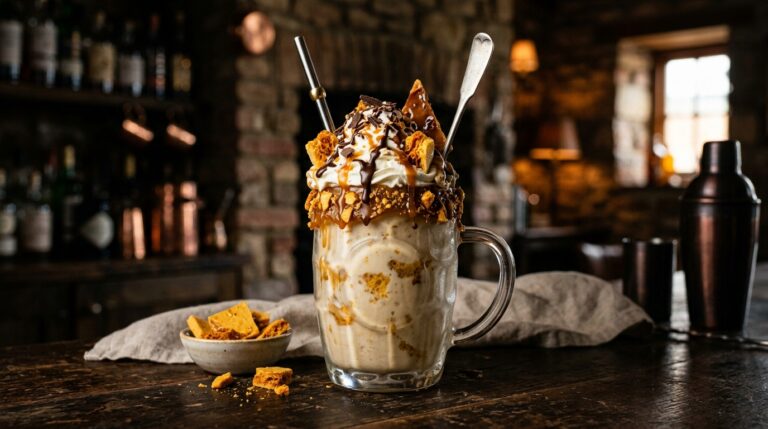 Honeycomb Toffee Crunch Milkshake