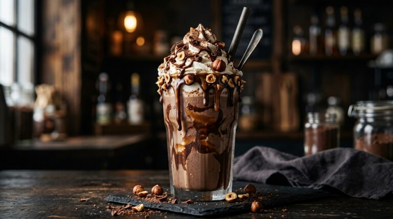 Hazelnut Mocha Milkshake