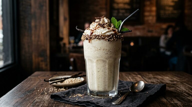 Quinoa Vanilla Bean Milkshake